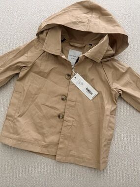 Janie and Jack Trench Jacket Kids Raincoat in Brown